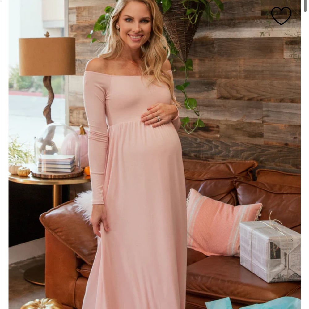 Pinkblush Petite Maternity Maxi Dress